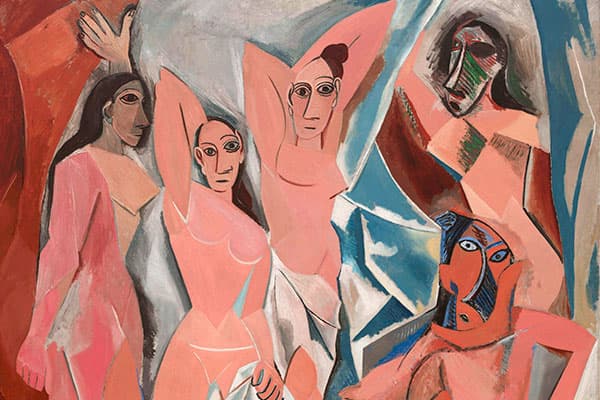 Pablo Picasso - Les Demoiselles dAvignon - thumbnail
