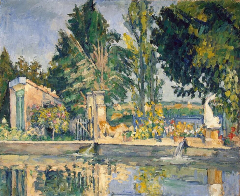 Paul Cezanne - Le Bassin du Jas de Bouffan - 1876