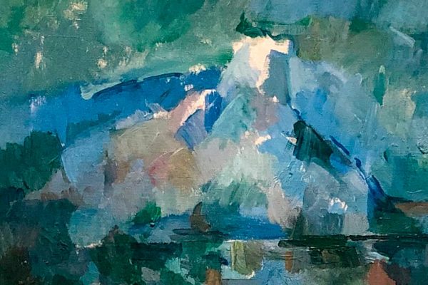 Paul Cezanne - Mont Sainte-Victoire - detail 1