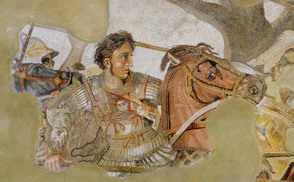Philoxenus of Eretria Battle of Issus - Detail-1 - Alexander Mosaic - 170bc - Archaelogical Museum - Naples