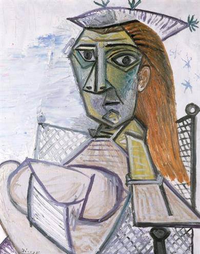 Picasso - Woman Sitting in an Armchair