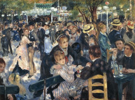Pierre-Auguste Renoir - Bal au Moulin de la Galette - 1876 - Oil on canvas - Orsay Museum - Paris