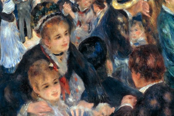 Pierre-Auguste Renoir - Bal au Moulin de la Galette - detalle 1