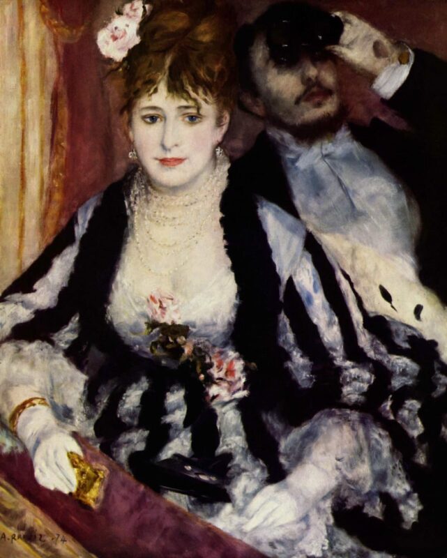 Pierre-Auguste Renoir - La Loge - 1874