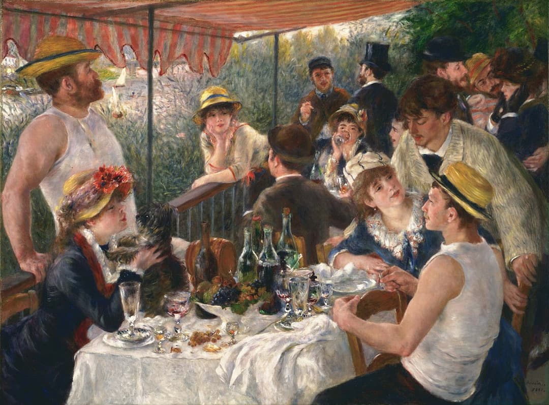 Pierre-Auguste Renoir - Le dejeuner des canotiers - 1881