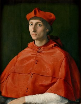 Raphael - Raffaello Sanzio - The Cardinal - 1510 - Oil on canvas - Prado Museum Madrid