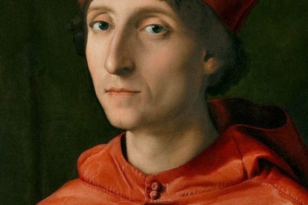Raphael - Raffaello Sanzio - The Cardinal - detail-1 - 1510 - Oil on canvas - Prado Museum Madrid