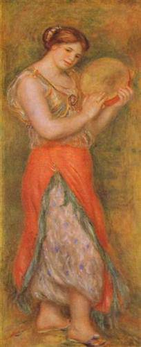 Renoir: 'Dancer with a Tambourine', 1918