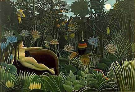 Henri Rousseau: The dream, 1910 