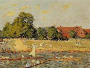 Alfred Sisley - Regatta at Hampton Court