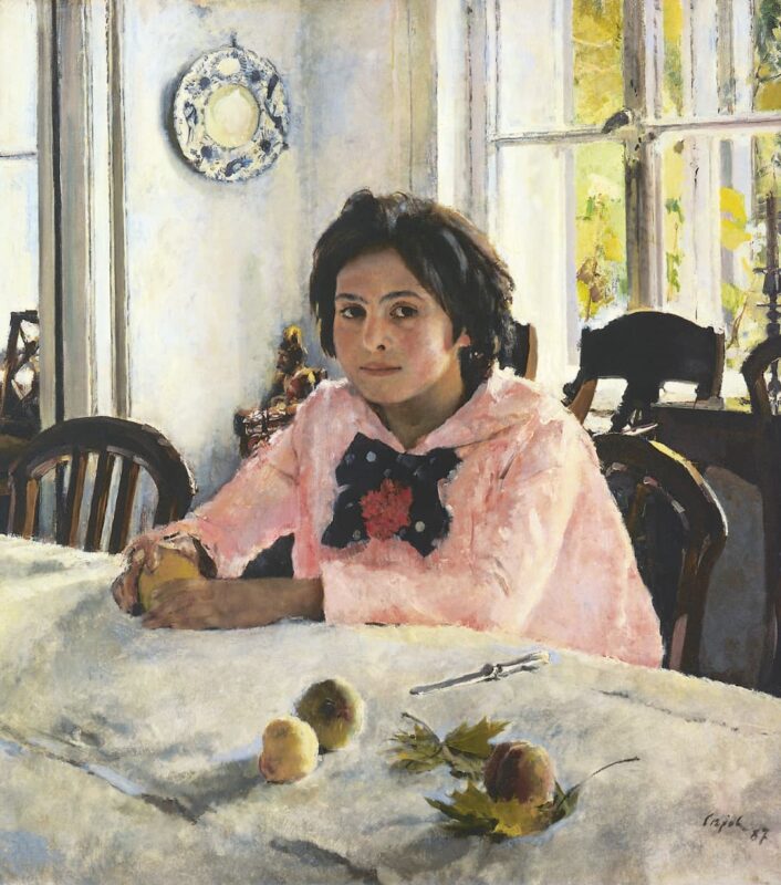 Valentin Serov - Girl with Peaches - 1887