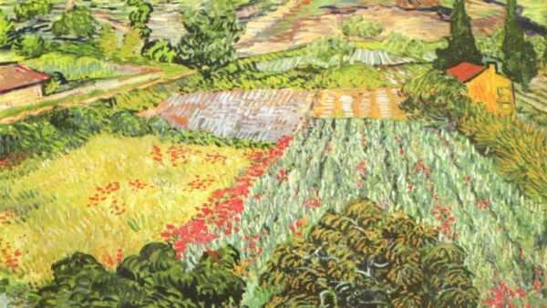 Van Gogh - Field of poppies - 1920-1080