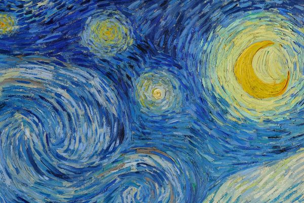 Van Gogh - La nuit etoilee - detail 1
