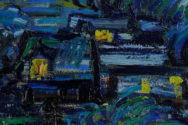 Van Gogh - La nuit etoilee - detail 3