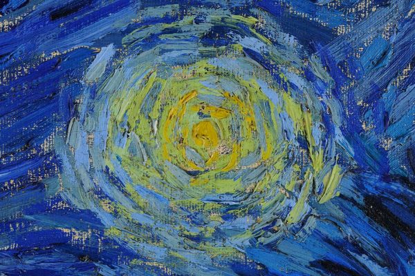 Van Gogh - La nuit etoilee - detail 5
