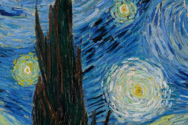 Van Gogh - La nuit etoilee - detail 7