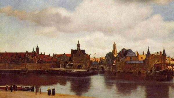 Vermeer - View of Delft - 1920-1080