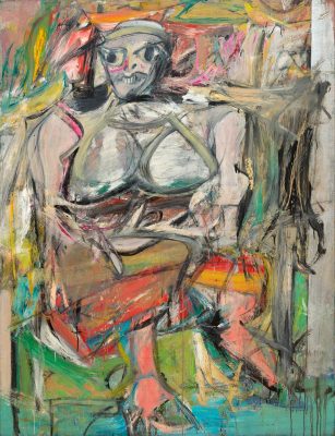 Willem de Kooning - Woman I - 1950-1952 - Oil and metallic paint on canvas - MoMA - New York