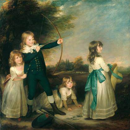 Sir William Beechey, The Oddie Children, 1789