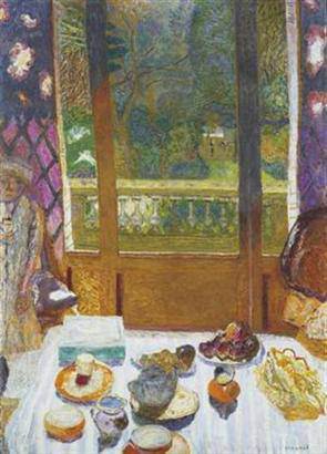 Pierre Bonnard - Dining Room Overlooking the Garden [The Breakfast Room] (1930–31)