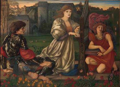 Edward Burne-Jones - The Love Song
