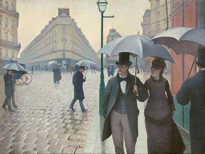 caillebotte rainy