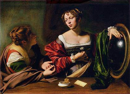 Caravaggio - Martha and Mary Magdalene