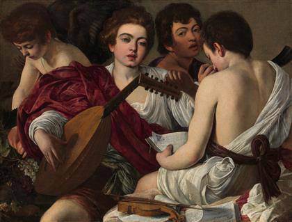 Caravaggio. The musicians