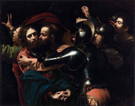 Caravaggio - El prendimiento de Cristo