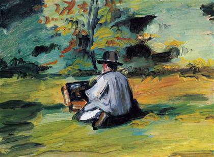 Paul Cézanne, Un pintor trabajando