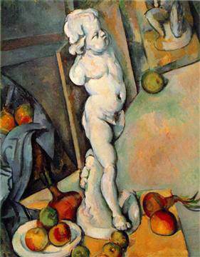 Paul Cezanne - Naturaleza Muerta con Cupido