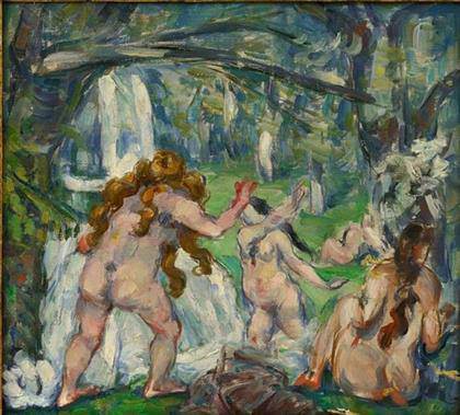 Paul Cézanne, Tres Bañistas, 1875