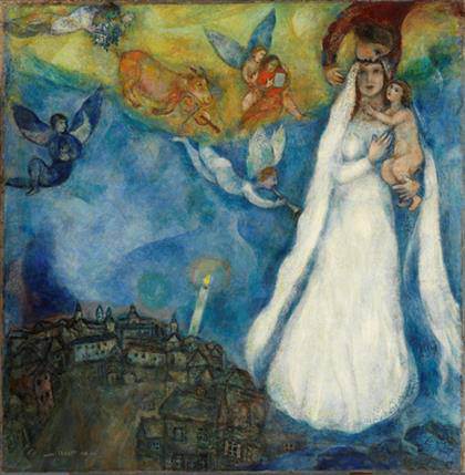 Marc Chagall: La Virgen de la Aldea, 1938-1942