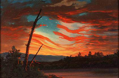 Frederic Edwin Church - Our Banner in the Sky