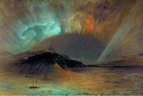 Aurora Borealis, 1865, Frederic Edwin Church