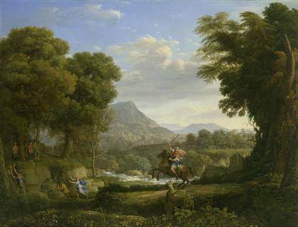 Claude Lorrain: "Landscape with St. George and the Dragon", 1641