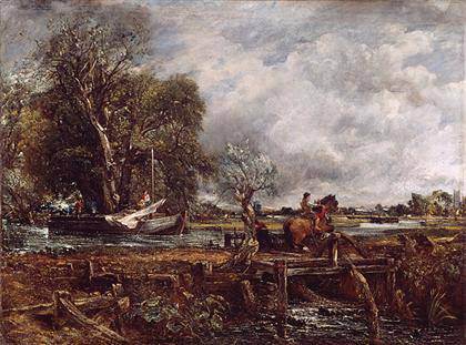 John Constable - Caballo saltando, 1825
