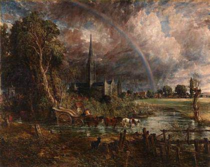Constable - La Catedral de Salisbury vista desde la pradera
