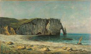 Gustave Courbet - The Sea-Arch at Étretat