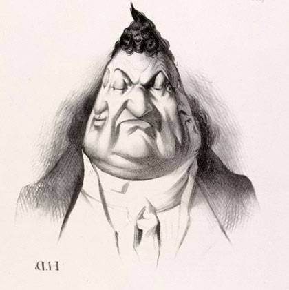 Honoré Daumier - The past, the present, the future.