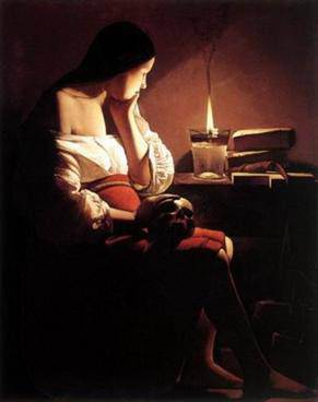 Georges de La Tour: "Magdalena Penitente"