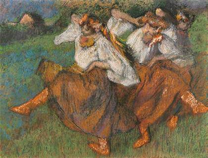 Edgar Degas - Bailarinas Rusas
