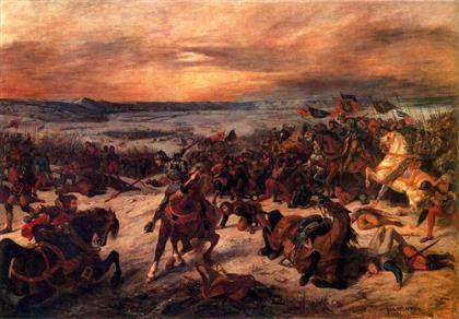 Eugène Delacroix - The Battle of Nancy