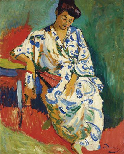 André Derain - Madame Matisse au kimono