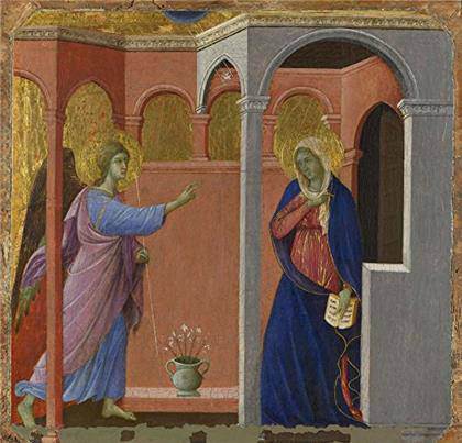 Duccio, La Anunciación, 1307/8–11