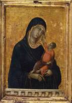 Duccio da Buoninsegna: Madonna and child