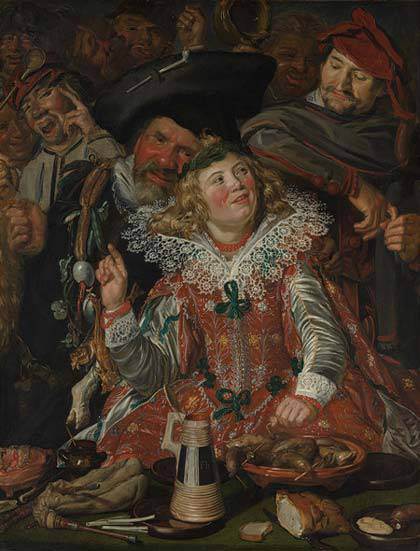 Frans Hals - Juerguistas en Carnaval