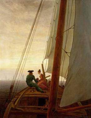 Caspar David Friedrich, On the Sailing Boat, 1818
