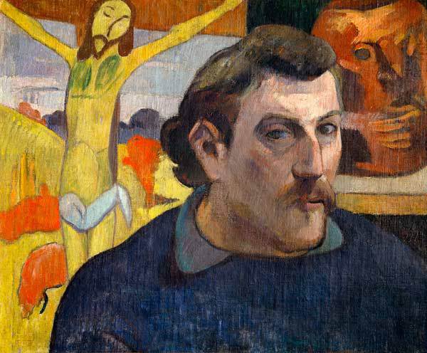 Paul Gauguin - Self Portrait with Yellow Christ