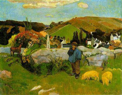 Paul Gauguin, Le Gardien de porcs